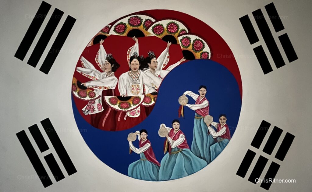 Korean Flag - yin/yang part 1